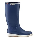  Aigle FREGATE Blau - Bootsstiefel Gemischt Blau/Weiß 46