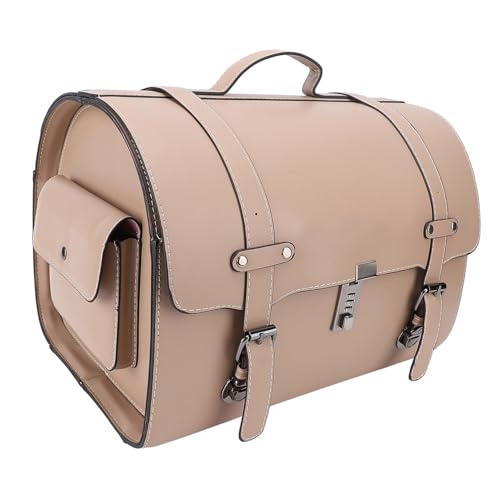 Sac arrière de moto en cuir PU de haute qualité spacieux 29,5L