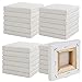 CBTONE 24 Pack Mini Canvas Panels 4" x 4", 100% Small Cotton Stretched Canvas Boards for Painting Craft Drawing Small Acrylics Canvas (Pack of 24)