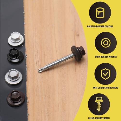 image for JEGONFRI 250pcs #10 x 1-1/2