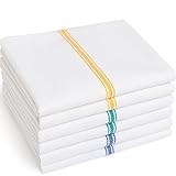 Premia Kitchen Cotton Dish Towels, Set of 6, Multi-color