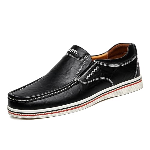 Image of Asifn Men's Casual Driving Loafers Business Leather Men Comfort Shoes Sport Walking Light Moccasin Fashion