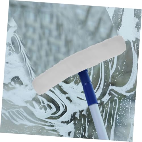 Escobilla de goma para limpieza de ventanas con recambios de microfibra 7