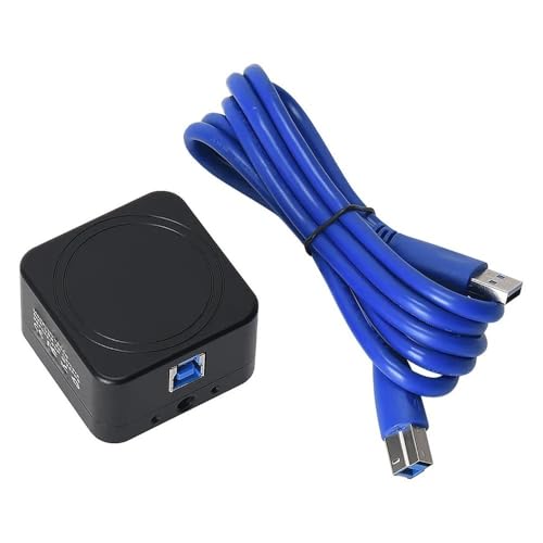 顕微鏡キット 8MP 4K センサー顕微鏡カメラ UVC USB 測定電子デジタル接眼レンズ 顕微鏡レンズアダプター(Black)