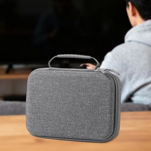 MotiveTech Universal Controller Carry Case Portable Double Water-Resistant Game Controllers Carrying Bag with Handle Hard Shell Protector Carrying Case EVA Gamepad Organizer for PS4 PS5, Gray - Image 2