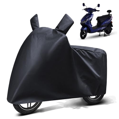 Image of FABTEC Waterproof Scooty Body Cover Compatible with Deltic ZGS, A1 (Black)
