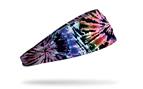 Image of JUNK Brands Big Bang Lite Tie Dye Headband - Moisture-Wicking, Performance Fabric, Non-Slip, Sports Sweatband for Men & Women