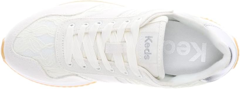 Keds Womens Rena Floral Lace Lace Up Sneakers Shoes Casual - Off White - Size 6.5 B