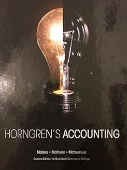 Hardcover Horngren's Accounting Book