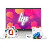 HP 15 Laptop for School, Work & Home • 15.6' FHD 1080p IPS Display • Powerful Intel Processor • 8GB RAM • 256GB SSD • Microsoft Office 365 • Copilot AI • Windows 11 Pro • SD Card Reader • HDMI
