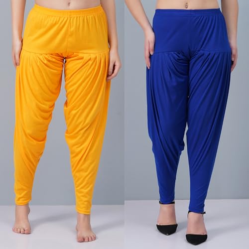 Image of Buy That Trendz Patiala Salwar for Women Relaxed Fit Viscose Patiyala Salwar Harem Bottom Pants