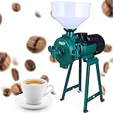 【Multifunktional】Diese kommerzielle elektrische Getreidemühle ist geeignet für das Mahlen von Bohnenquark, Stärke, Reismehl, Mais, Weizen, Sorghum und Kaffee mahlen (Kaffee muss nach dem Mahlen rechtzeitig gereinigt werden) und in anderen Lebensmittelindustrien verwendet.