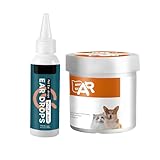 Ohrenreiniger Hund, Ear Drops, Ohrenpflege Hund & Katze, Lindert Juckreiz im Ohr und reinigt...