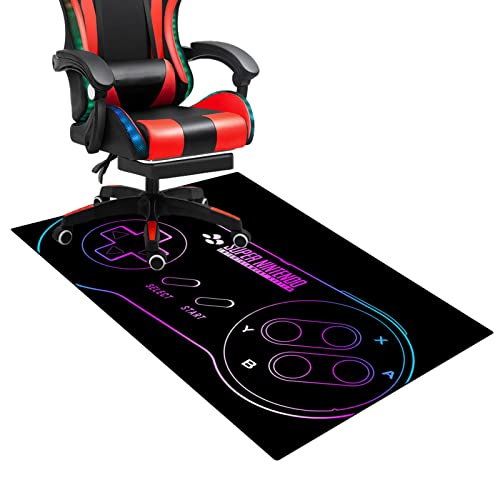 Alfombrilla antideslizante para silla de videojuegos con tecnología de cancelación de ruido, protector multiusos para el hogar y la oficina, 120 x 160 cm