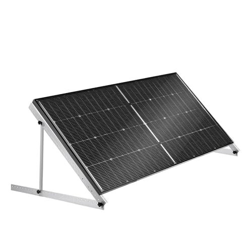 Image of BougeRV 24V N-Type 16BB 200W Bifacial Solar Panel Bundle with 41in Adjustable Solar Panel Tilt Mount Brackets