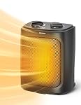 Pelonis – PELONIS Mini Elektrischer Heizlüfter 2000W mit zwei Heizstuf