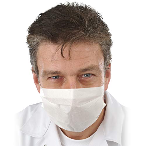 Preisvergleich Produktbild Mundschutz Papier 2-lagig 100 Stück im Dispenserkarton Maske