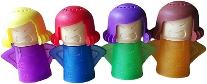 With just vinegar and water, you can easily clean the microwave using the Angry Mama steam cleaner (Random color x package 1)