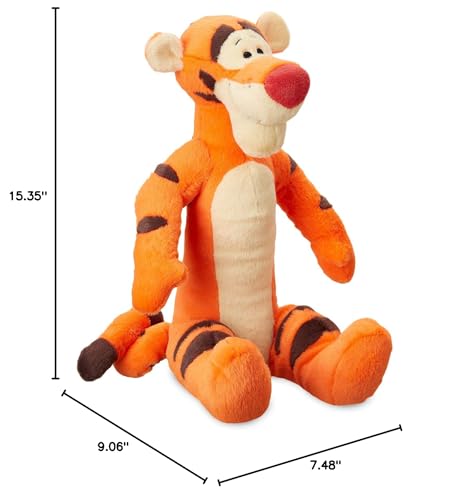 Disney Store 412312639753 Official Tigger Medium Soft Toy For Kids, Cuddly Character With Fuzzy Texture And Embroidered Details, Floppy Tail, Plushy Suitable thumb #3
