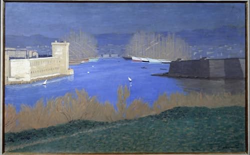 Impression sur toile Vallotton Marseille 60x90cm pour l'ambiance de votre séjour