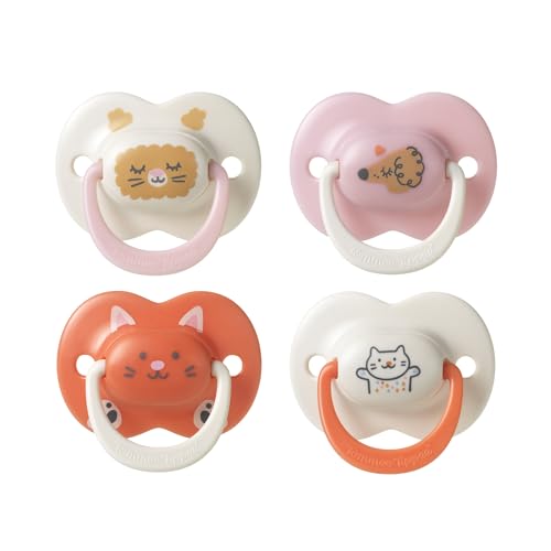 Tommee Tippee Sucette Ultimate Fit, 18-36 mois, Lot de 4, Tétine orthodontique pour bébés, Tétine symétrique, Silicone 100% sans BPA, Collection Club House