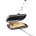 ROME Panini Press Cast Iron Sandwich Cooker Designed For Use On BBQ Grills, #1305