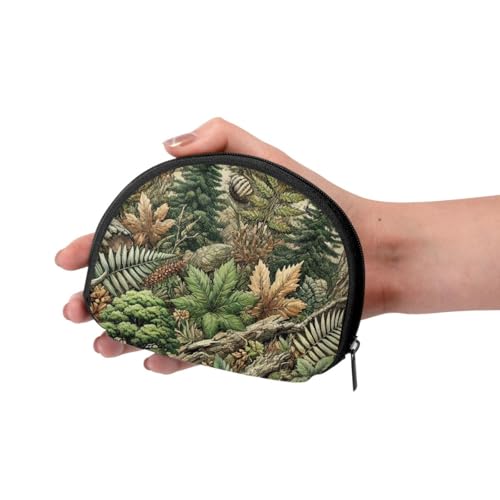 Portable Coin Purse Camo-Hunting-Tree Mini Zippered Money Pouch Card Holder3