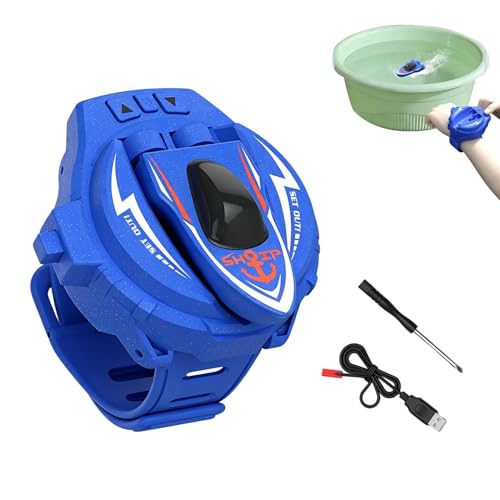 Bateau télécommandé étanche avec batterie rechargeable pour lac