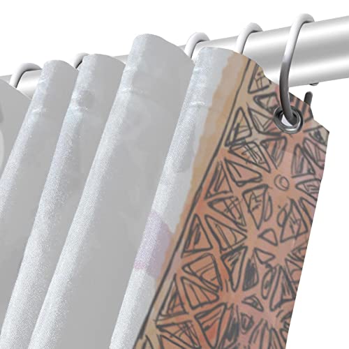 Rideau de douche de qualité supérieure motif Paris Tour Eiffel en polyester