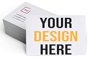 200 Pieces Custom Logo Photo Text Personalized Business Cards