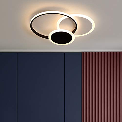 Plafonnier dimmable télécommandé en acrylique pour un salon lumineux