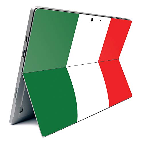 Image of MightySkins Carbon Fiber Skin for Microsoft Surface Pro 7 - Italian Flag | Textured Carbon Fiber Finish | Easy to Apply, Remove, and Change Styles | Made in The USA (CF-MISURPR7-Italian Flag)