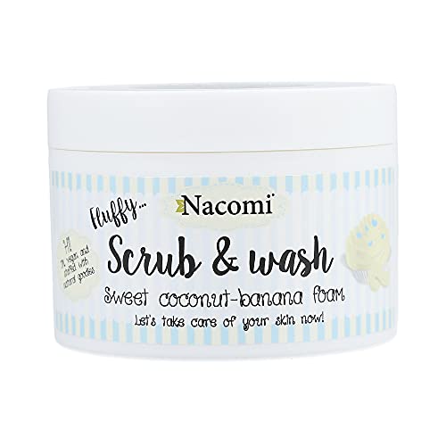 Nacomi Natural Scrub and Wash Sweet Coconut Banana Foam 180ml