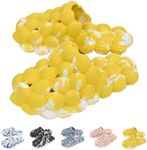 Massage Bubble Slippers, Bubble Slides for Women Men Soft Non-Sli...