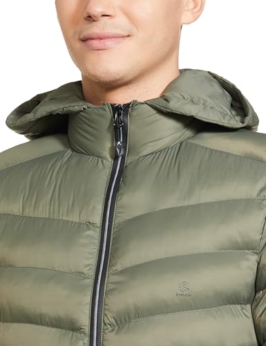 Image of Qube By Fort Collins Men's Regular Fit Puffer Jacket - Warm, Lightweight, Insulated Winter Outerwear