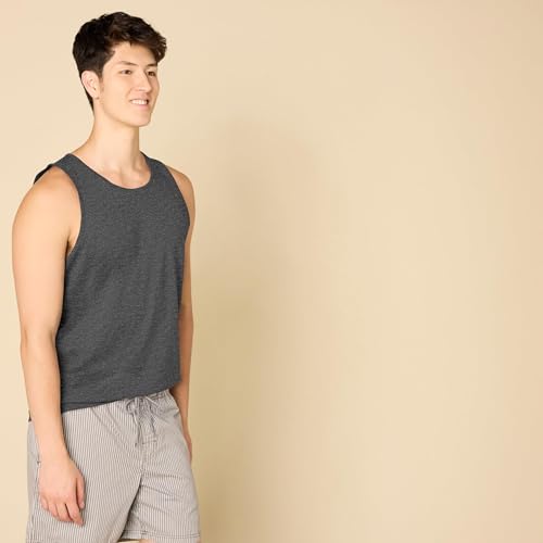 Image of Amazon Essentials Men's Regular-Fit Sleeveless Tank Tops