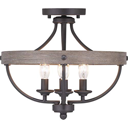 Super Deal Product Gulliver Collection Four-Light 14-1/4" Semi-Flush Convertible