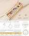 TOSGMY Gold Birthstone Rings for Women Non Tarnish Stackable Ring Dainty 14K Gold Plated Heart CZ Emerald Gemstone Ring Wedding Engagement Promise Ring for Her Birthday Personalized Jewelry Gifts for Mom Size 6-10