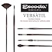 Escoda Versatil 1548 Series Artist Watercolor and Acrylic Paint Brush, Short Handle, Travel, Size 4,1548-4