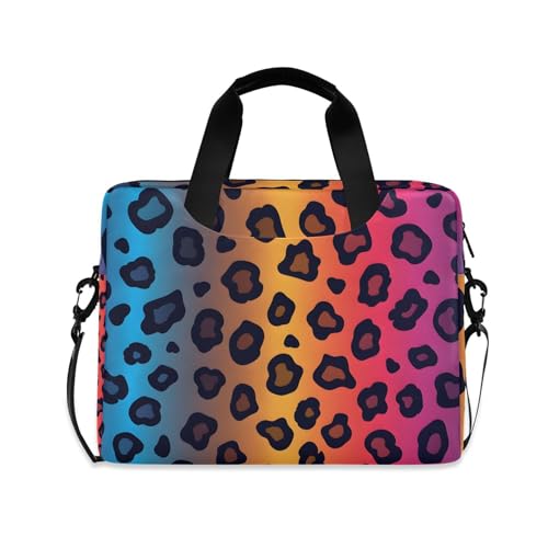 Funda portátil ALAZA estampado leopardo arcoíris 13-15.6 pulg miniatura 1