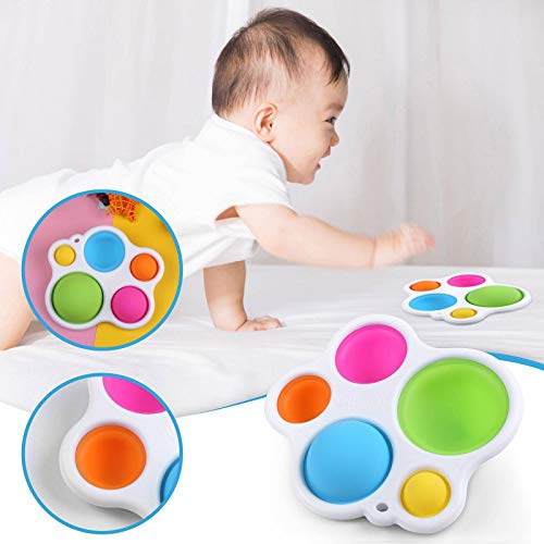 Conjunto de brinquedos fidget N\C, cordas popit, antiestresse, marmorizado, para adultos, crianças,