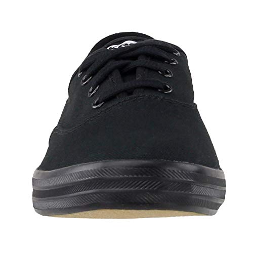 Image of Keds Champion Canvas Lace Up Full Black 7.5 3A - Slim
