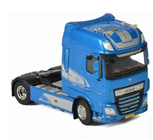 For DAF XF Super Space Cab MY2017 BLUE 204-2062 1/50 DIECAST Model 