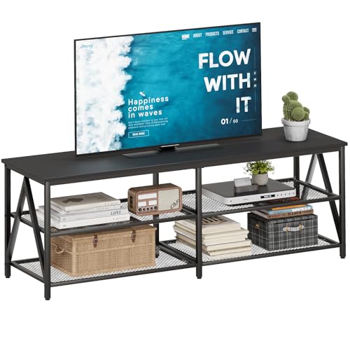 TV-Schrank, Fernsehtisch, Lowboard für Fernseher bis zu 65 Zoll,...