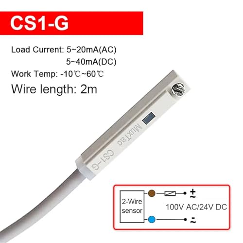 Interrupteur magnétique Reed CS1-G pour détection de position précise sur vérin