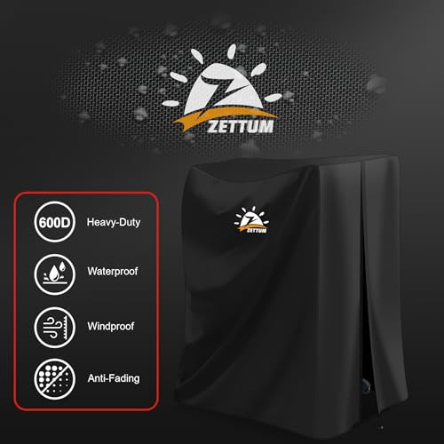 Image of Zettum Treadmill Cover - 600D Treadmill Dust Cover Waterproof, Gym Equipment Running Machine Covers with Windproof Drawstring, Exercise Workout Equipment Protective for Home Indoor Outdoor