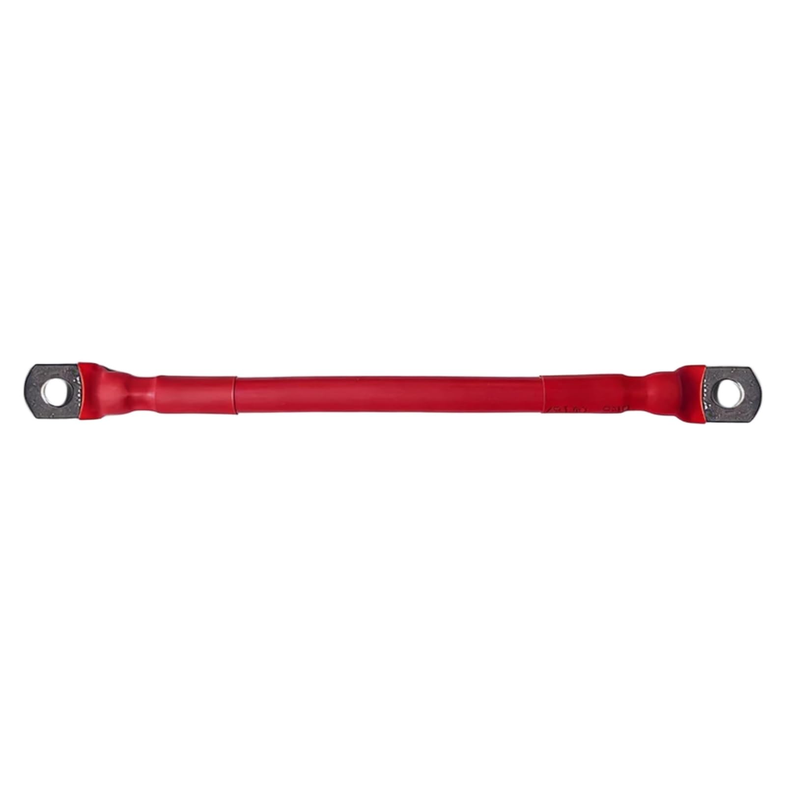 8 7 6 4 2 0AWG Red Black Super Soft Silicone Tinned Copper Wire Cable With M6 M8 M10(RED; 20 centimeters-0.65 foot; 6 AWG-M6)