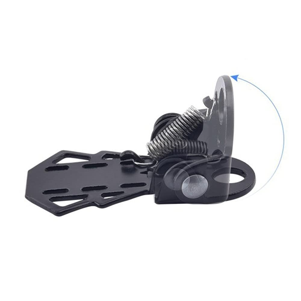 MiOYOOW 1 Pair Bicycle Rear Pedals, Folding Bike Pegs Non-Slip Bikes Foot Rest Plates for Mountain Bicycle E-Bike - Image 4