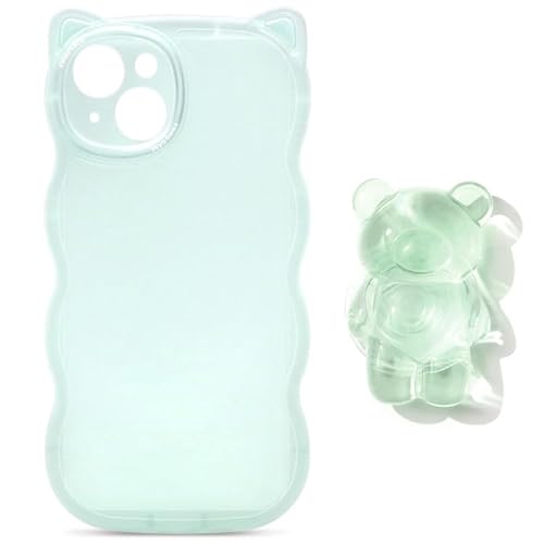 ZENIX DESIGN TECH iPhone 17�p�X�}�z�P�[�X �O���b�v�t���P�[�X �X�^���h �L�� �˂� �E�F�[�u �N���A ZX-mimico (�~���g, iPhone 17)