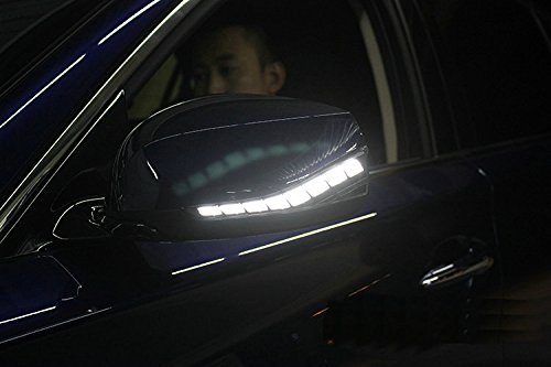 LED-Mirror-Sequential-Turn-Signal-Light-Parking-Puddle-BLACK-Verion-The-3rd-Generation-For-infiniti Q50 14-18 Q60 13-18 Q70 15-17 QX30 2017 QX80 2016 - Thumbnail 5